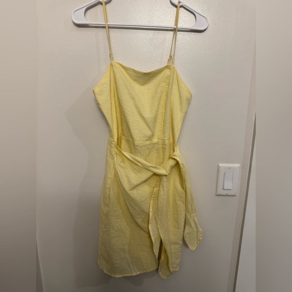 Yellow summer dress